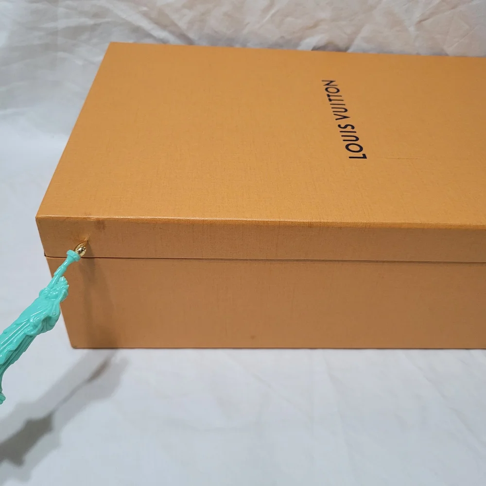 Louis Vuitton Gift Box Logo Empty Decorative Storage Organizer 12.5 x 8 x 3.75in